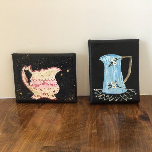 Paintings, Lydia Reynolds, 4”x5”, (54-B-1)