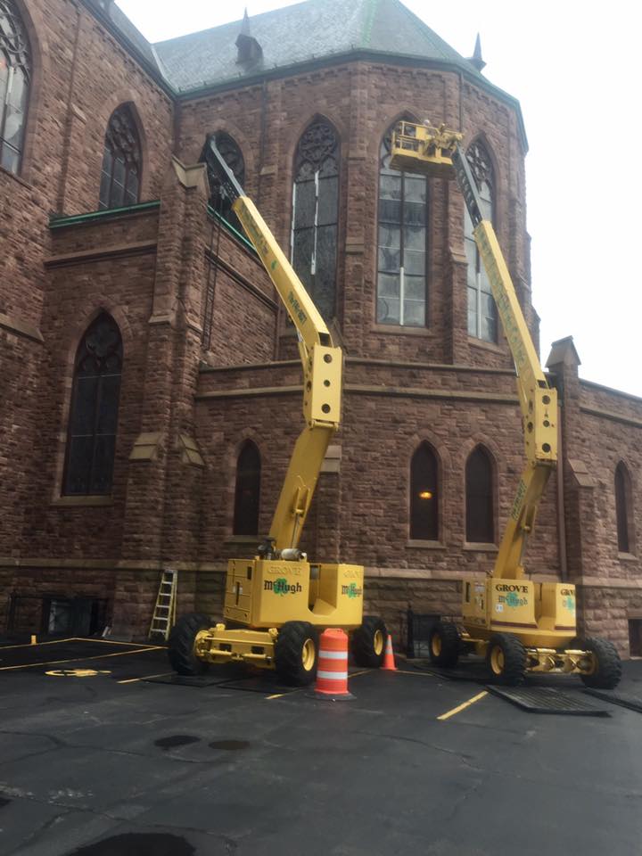 restoring church exterior