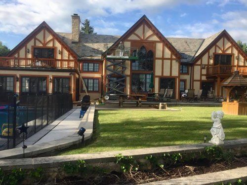 beautiful house and property