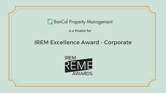 BanCal Named Finalist in 2023 IREM REME Awards