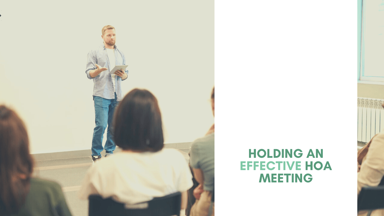 How to Hold an Effective HOA Meeting - article banner