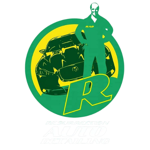 Resurrection Auto Detailing White Logo