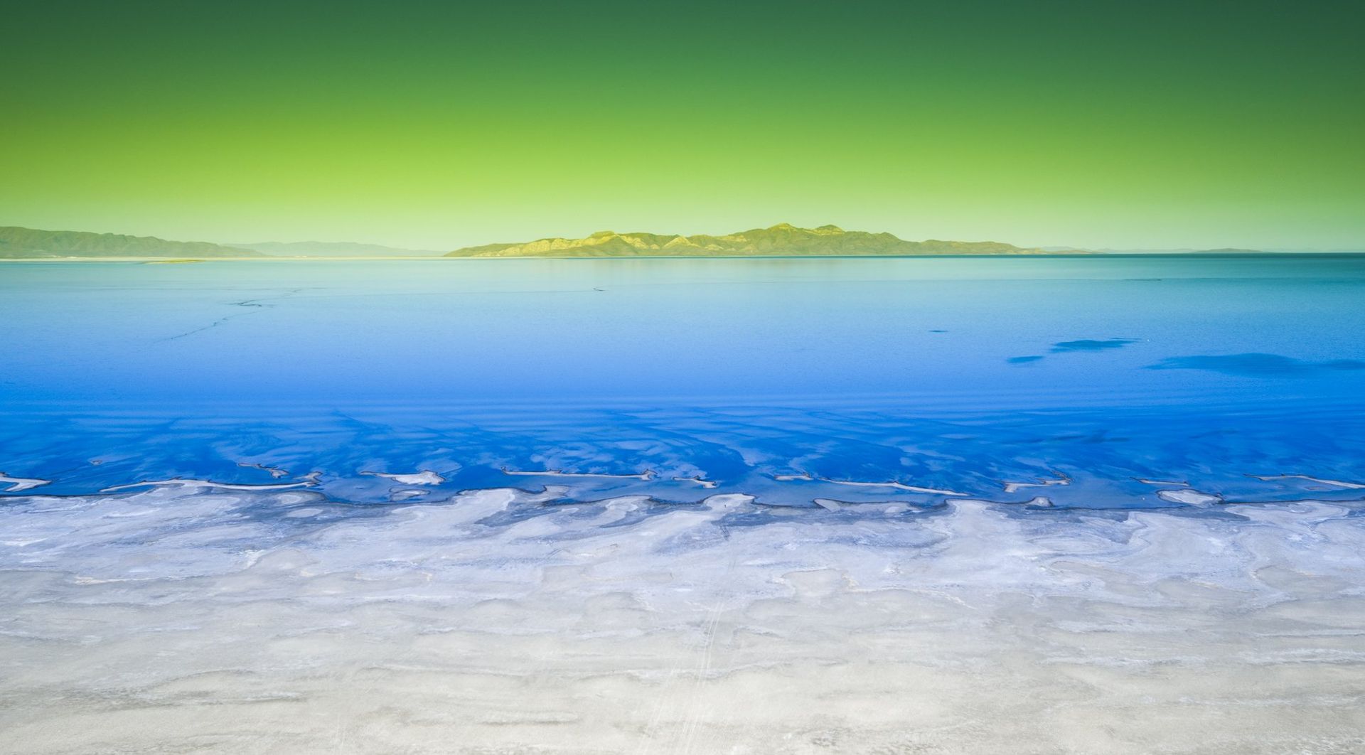 Aerial Drone Photography of The Great Salt Lake Utah