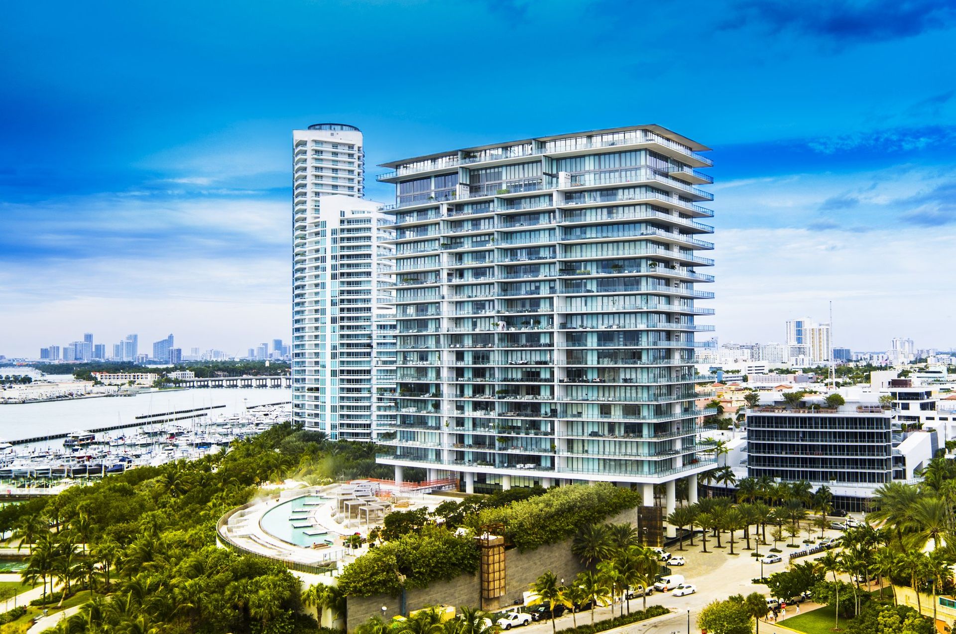 Aerial Drone Photography of Apogee Condo Miami Beach