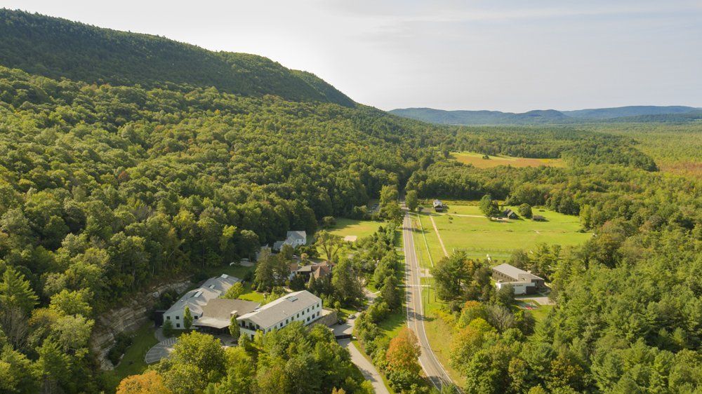 Aerial Drone Photography of Mountainside Treatment Center CT