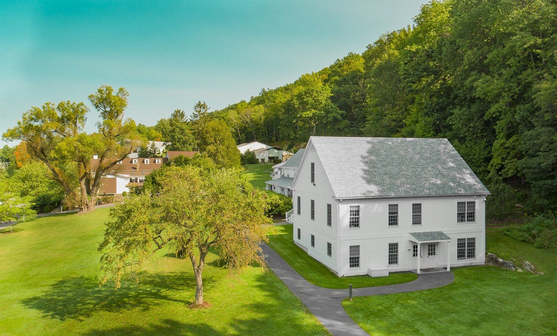 Aerial Drone Photography of Mountainside Treatment Center CT