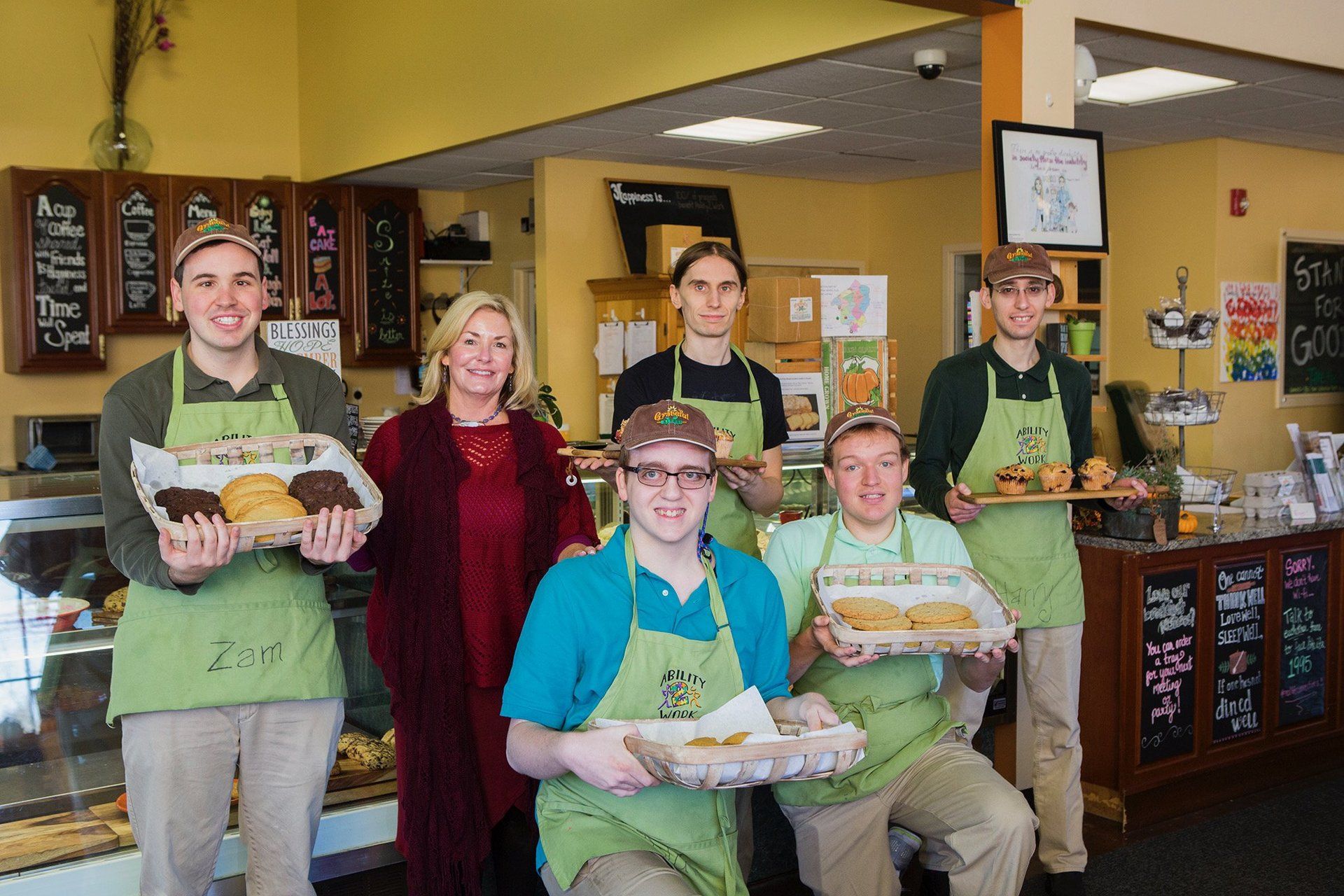 Portrait of Employees for Grateful Bites