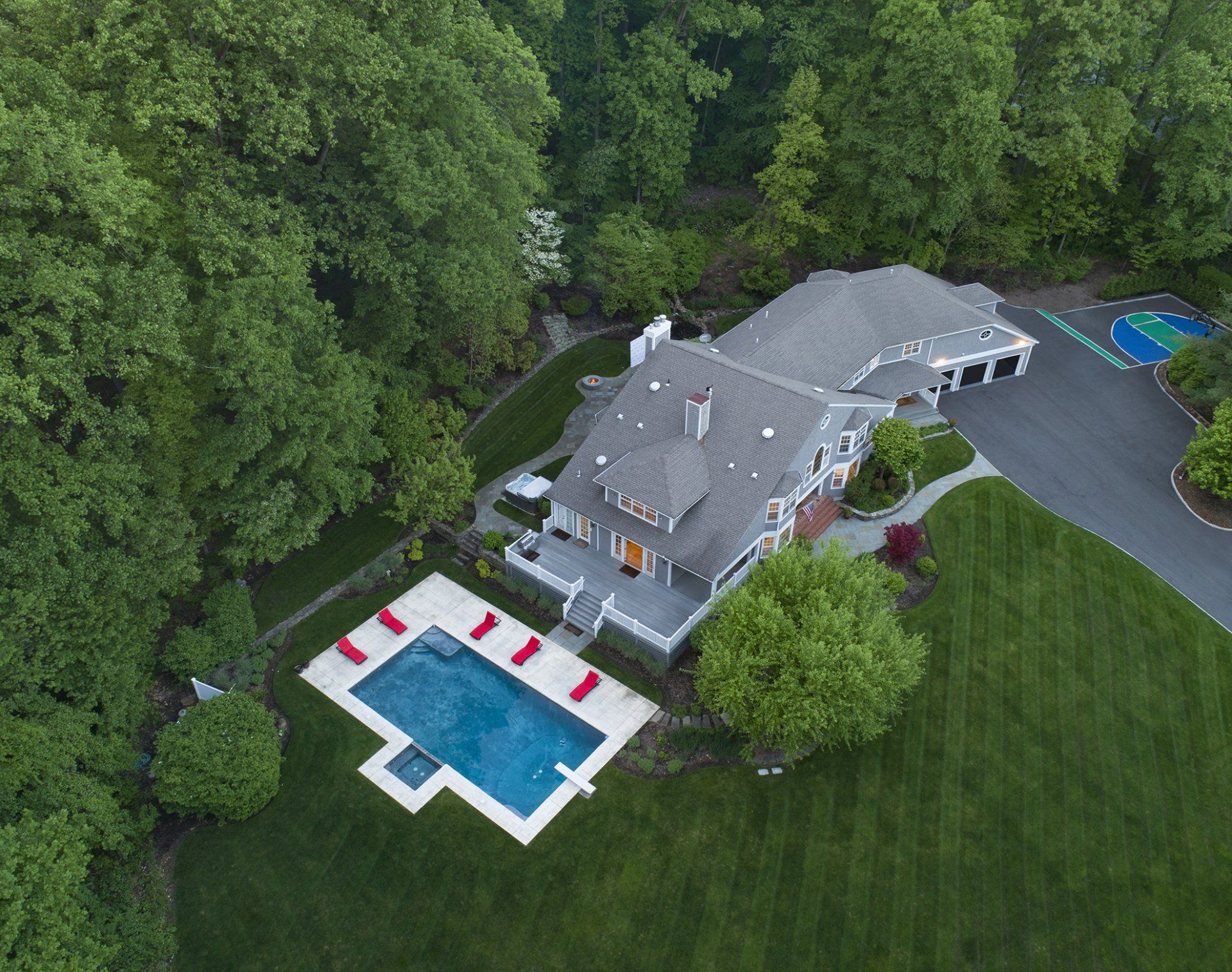 Aerial Drone Photograph of Home in Randolph, NJ