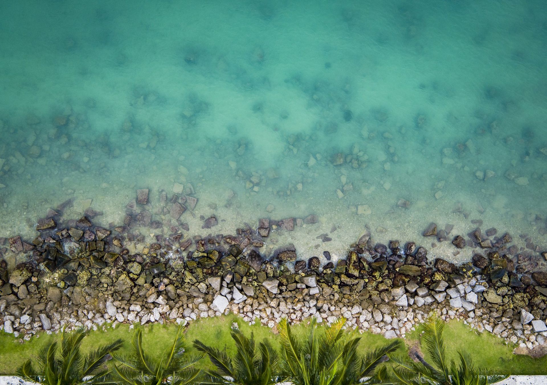 Aerial Drone Photography view of South Miami Beach Florida