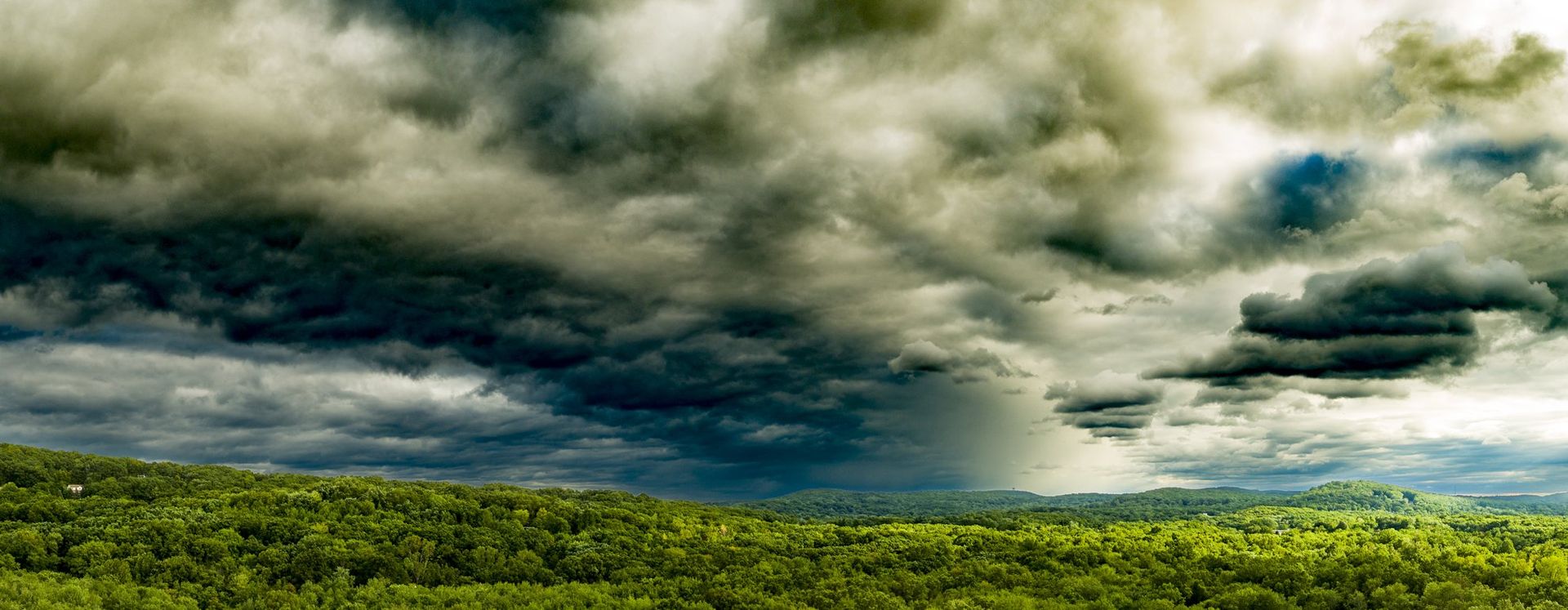 Aerial Drone Photography of Storm Clouds in New Jersey