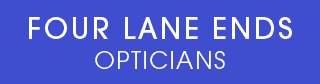 Four lane ends opticians logo