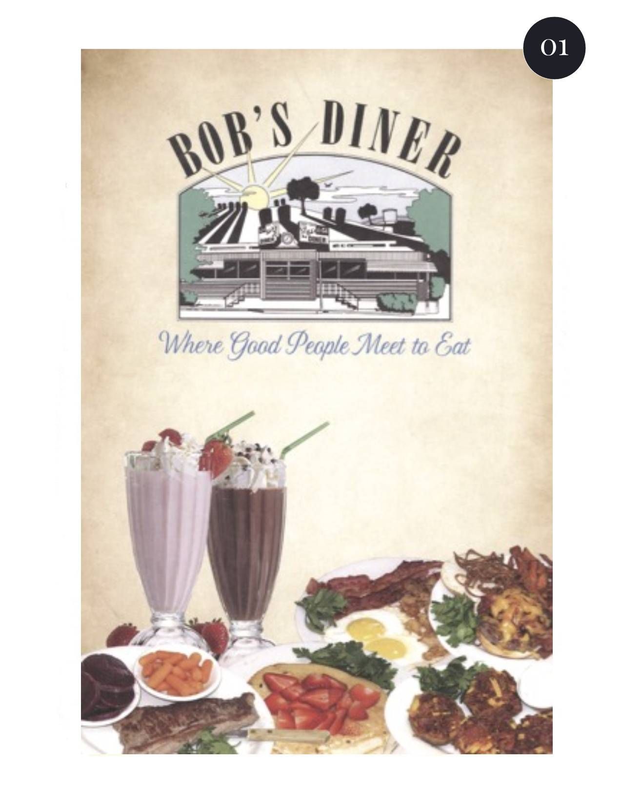 Bob 's diner where good people meet to eat