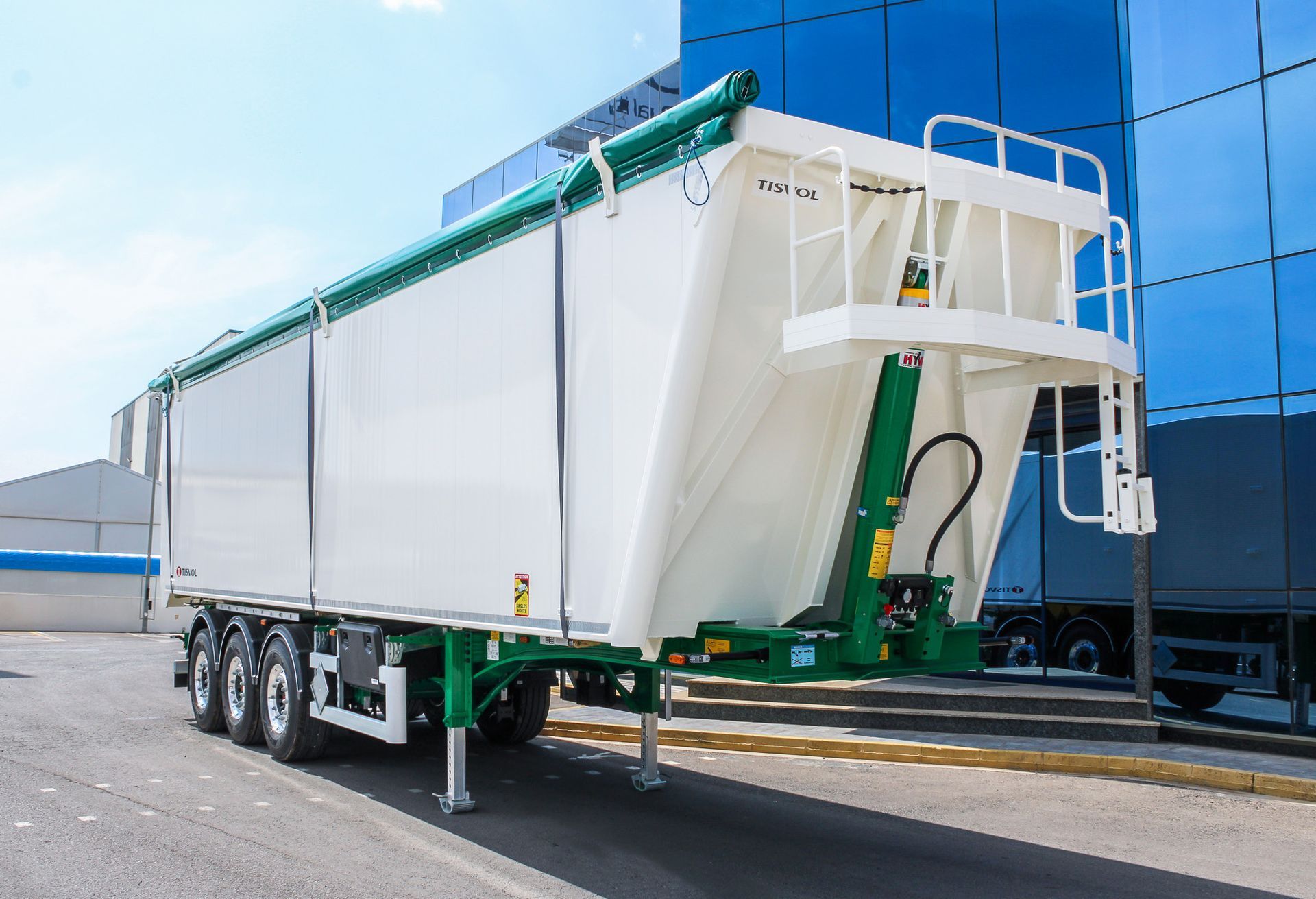 Tisvol Coroa Ceres Natura Organic piekabes puspiekabes poolhaagised puspriekaba pašizgāzējs graudu piekabe, graudi 55 kbm kempf benalu stas schmitz schwarzmueller bodex wielton mega lauksaimniecības tehnika light semitrailer mega light viegla puspiekabe graudvedējs, alumīnija rāmis