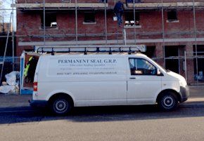 Permanent Seal GRP Roofing Specialist's vehicle