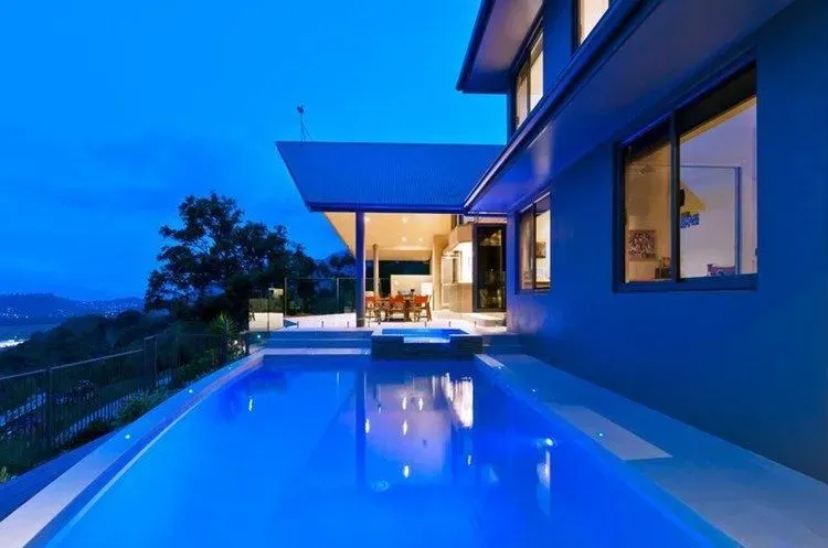 Pool at Night — Redlynch, QLD — Wes Mansfield Construction