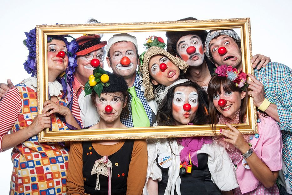 Clown dell'associazione dottor Sorriso