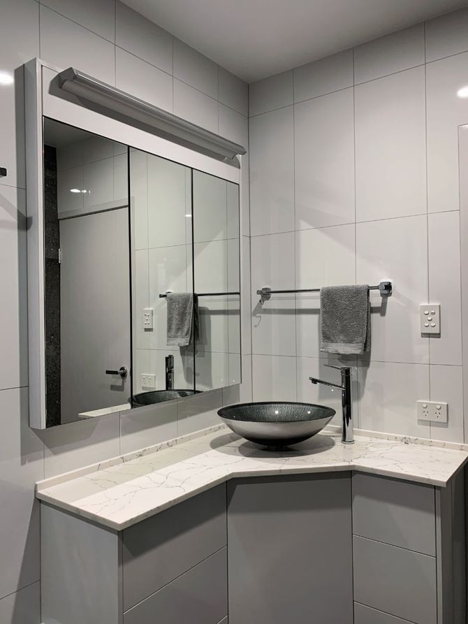 Elegant Round Sink — Richters Joinery in Bundaberg, QLD