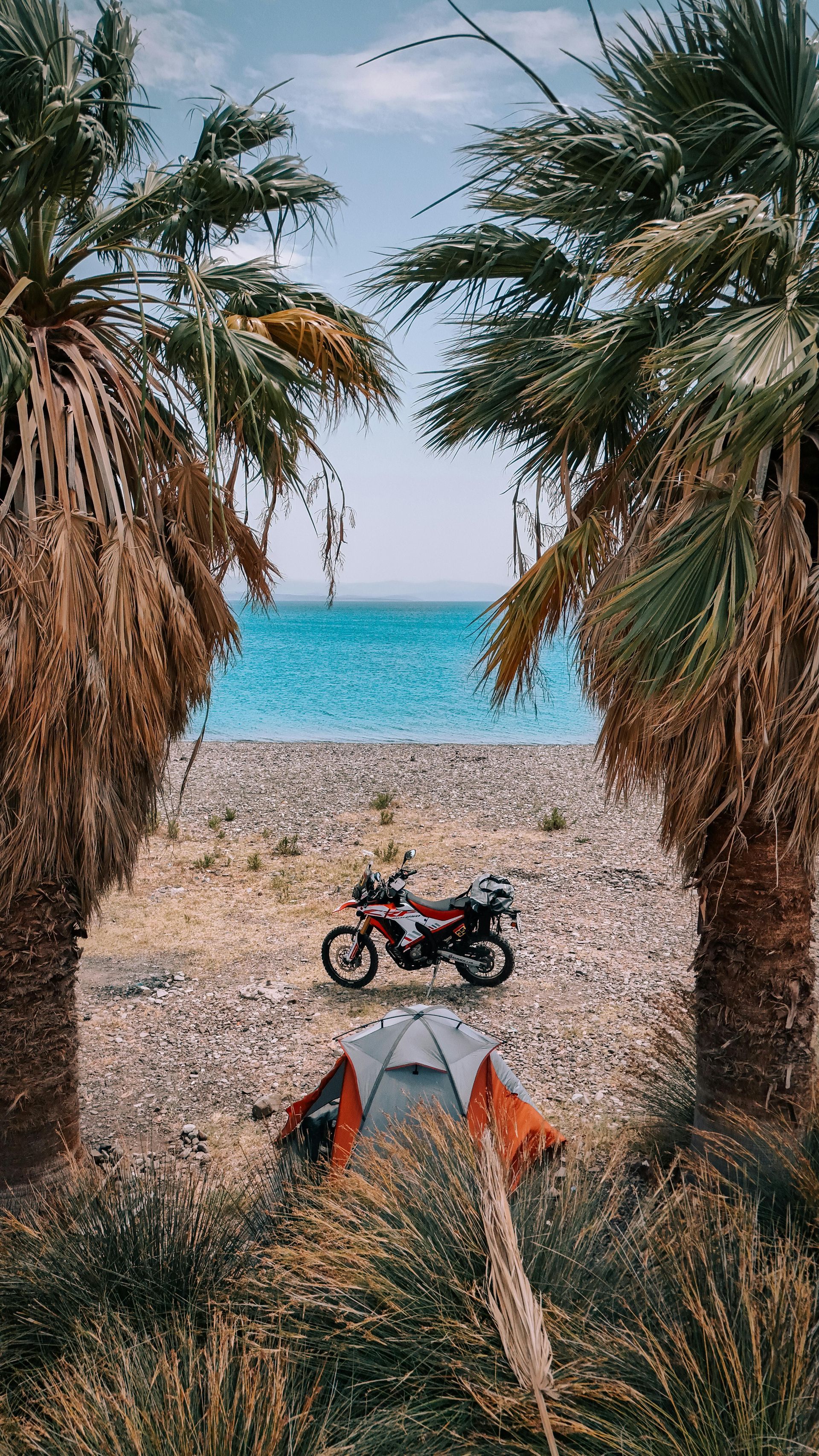 beach motorcycle