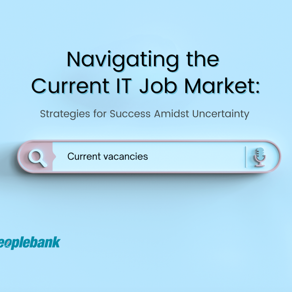 A poster for navigating the current it job market