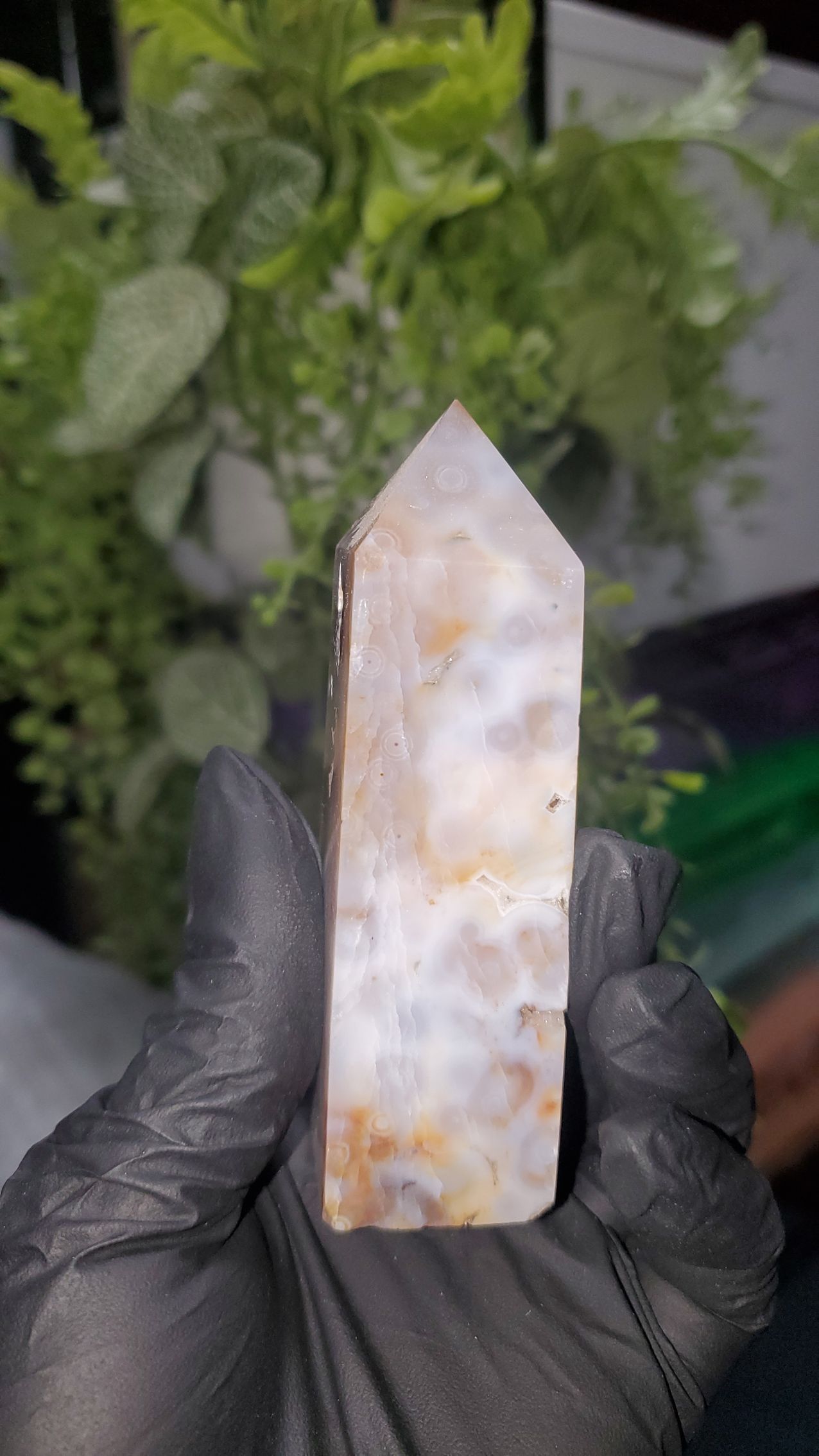 Orbicular Ocean Jasper Tower 168g