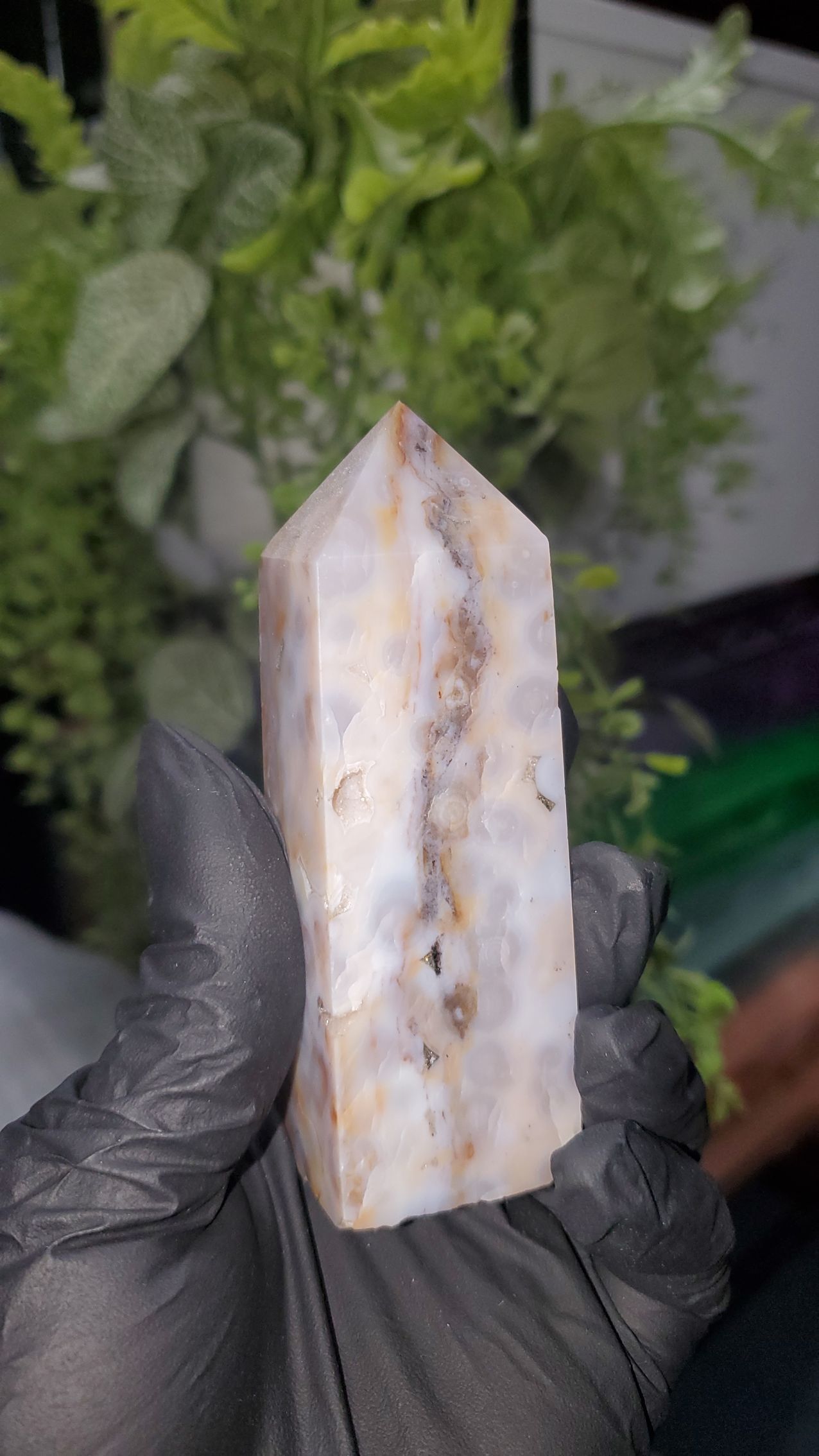Orbicular Ocean Jasper Tower 168g
