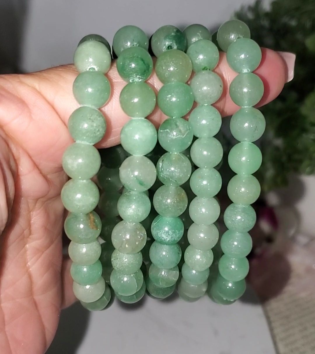 Green Aventurine Bead Bracelets 1PC