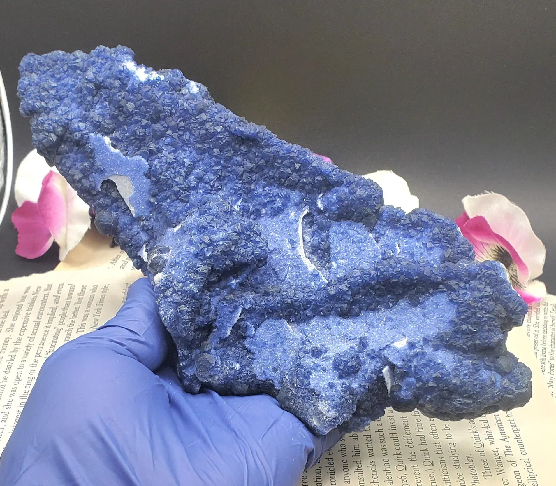 Raw Blueberry Fluorite Specimen 730g (1lb 9.8oz) Inner Mongolia