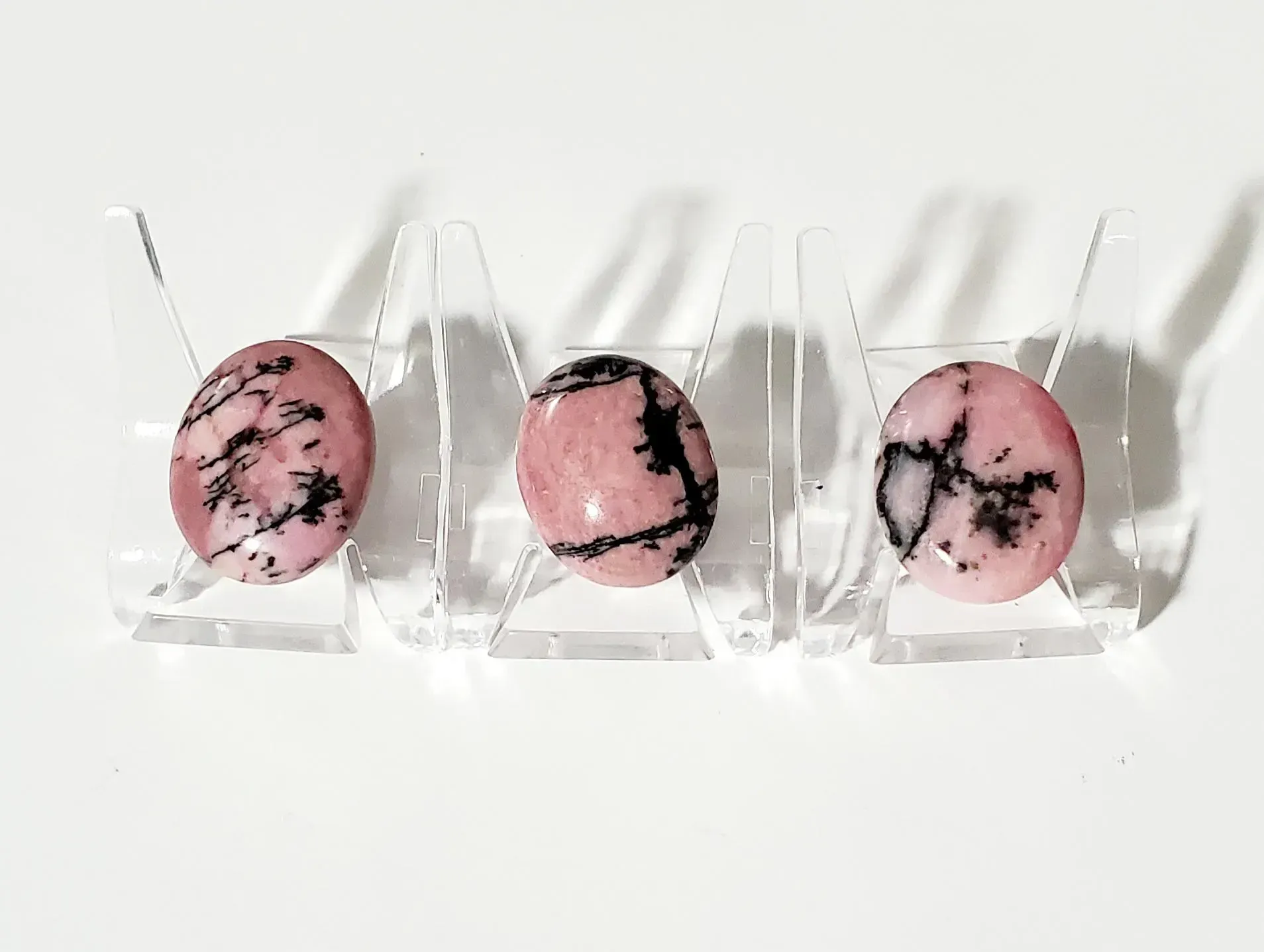 Rhodonite Cabochon Crystal flat back mix shape Gemstones Jewelry making 1pc