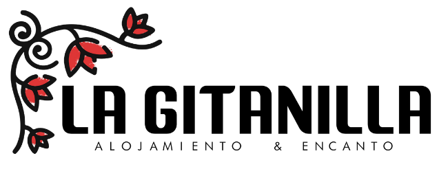 Diseño floral de esquina con hojas rojas.