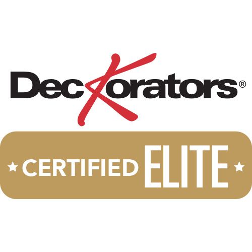 deckorators certified elite logo on a white background