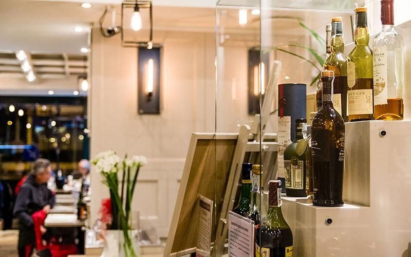 dettaglio della sala