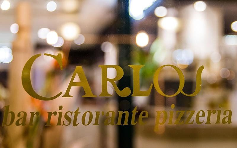 scritta del ristorante