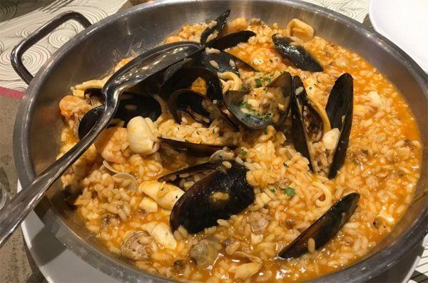 risotto alla pescatora