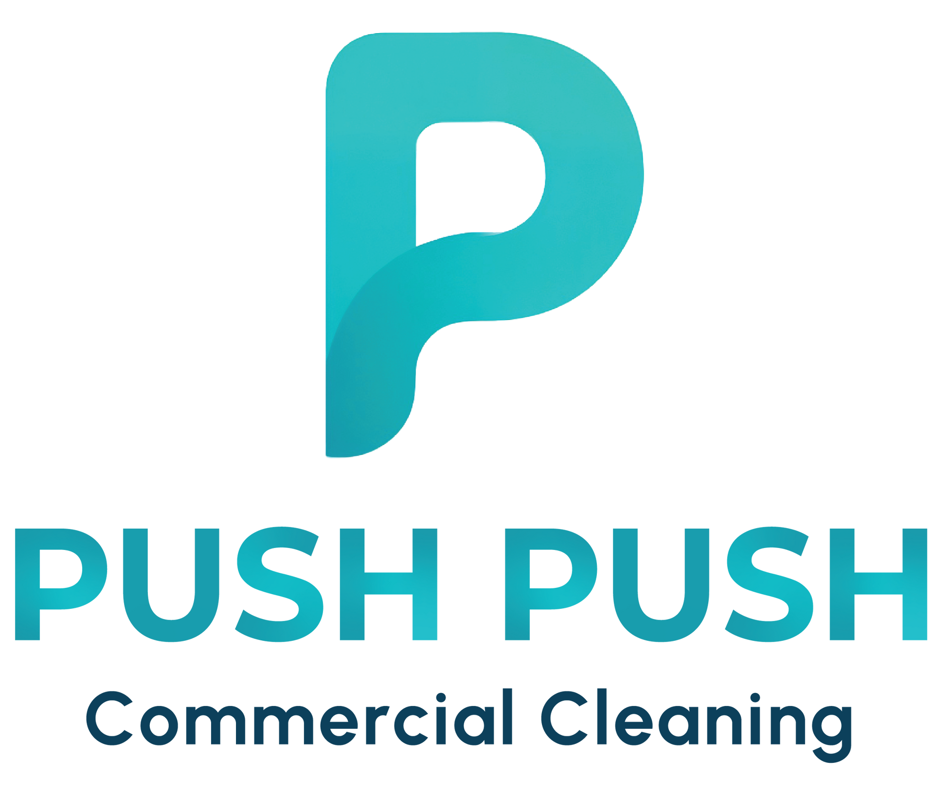 Un logo pour une entreprise appelée push push propreté inc.
