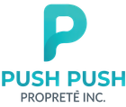 Un logo pour une entreprise appelée push push propreté inc.