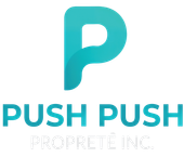 C'est un logo pour une entreprise appelée push push Propreté 
