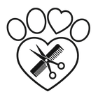 Logo: due cani, la sagoma di una donna e la scritta 