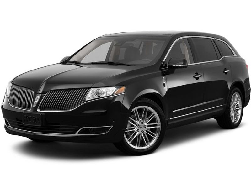 A black lincoln mkx is shown on a white background.