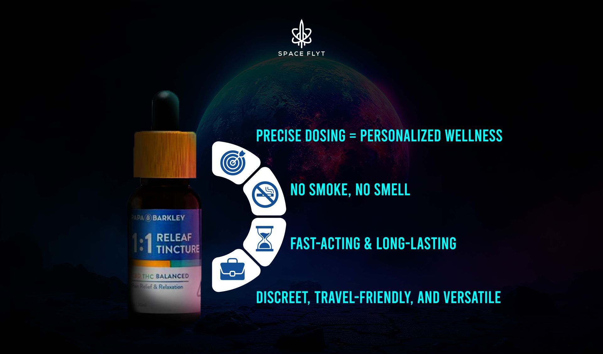 Spaceflyt
•	cannabis tinctures
•	tinctures 2025
•	THC tincture
•	CBD tincture
•	wellness cannabis
•	smoke-free cannabis
•	cannabis wellness trends
•	fast-acting cannabis
•	sublingual THC
•	discreet cannabis
•	microdosing tincture
•	pain relief tincture
•	tinctures for anxiety
•	CBN tincture for sleep
•	top cannabis tincture brands
•	cannabis lifestyle
•	tincture dosage
•	cannabis for wellness
•	dropper tincture dosing
•	lab-tested cannabis tinctures
Papa & Barkley