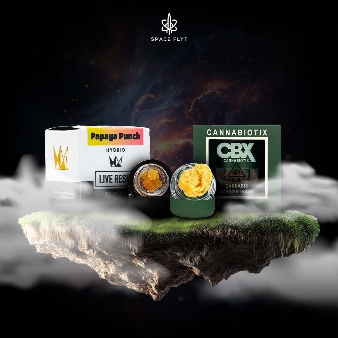 Spaceflyt
Live Rosin
CBX
Cannabis Concentrate
Papaya Punch 