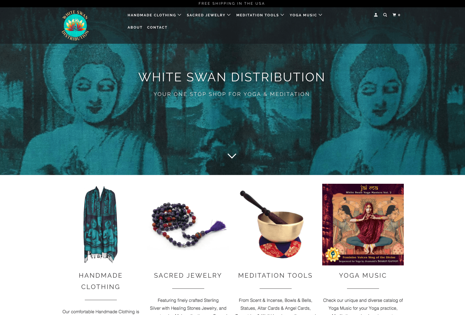 White Swan Distribution website