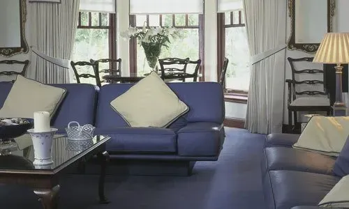 Blue Couch — Schenectady, NY — Paige's Janitorial Cleaning Service and Floor Care