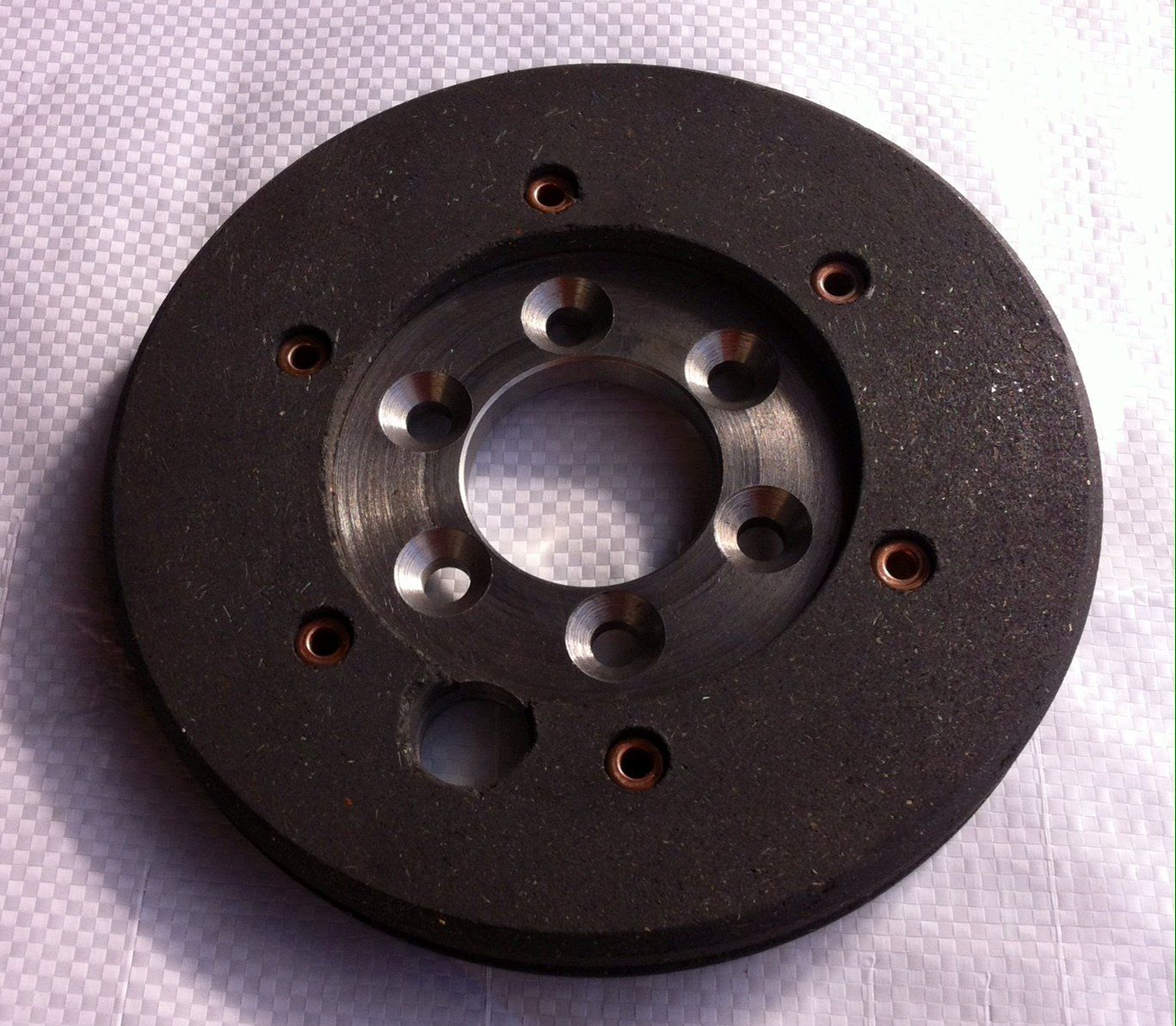 un disco di un freno	