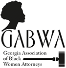 the logo for the georgia association of black women attorneys .