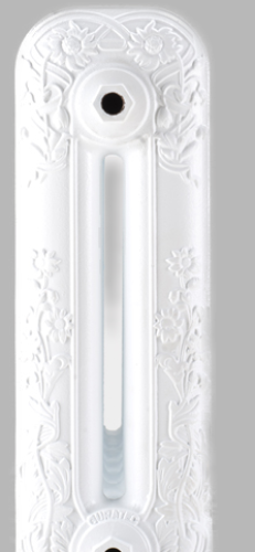 Gussheizkörper DIANA Detail in RAL9016