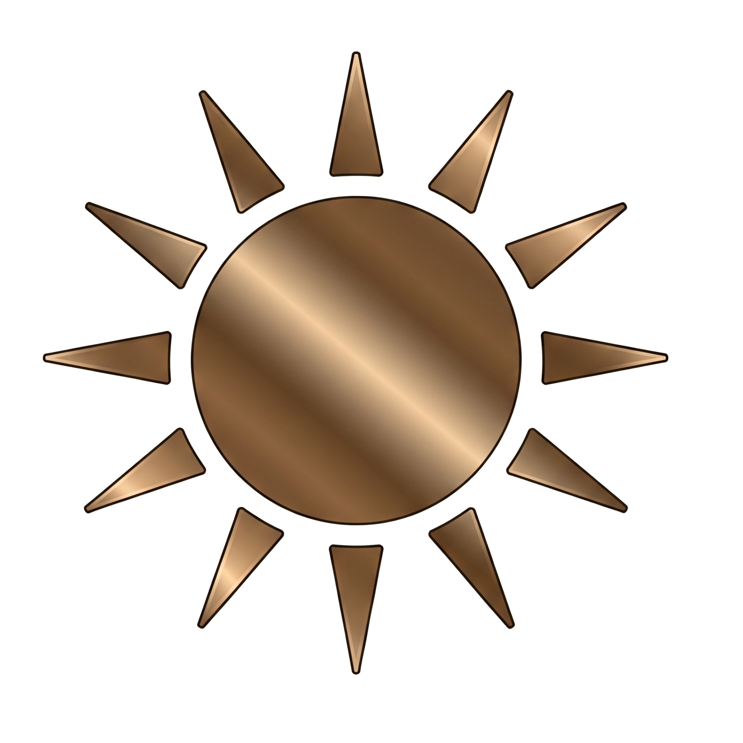 Icon Sonne für Strahlungswärme
