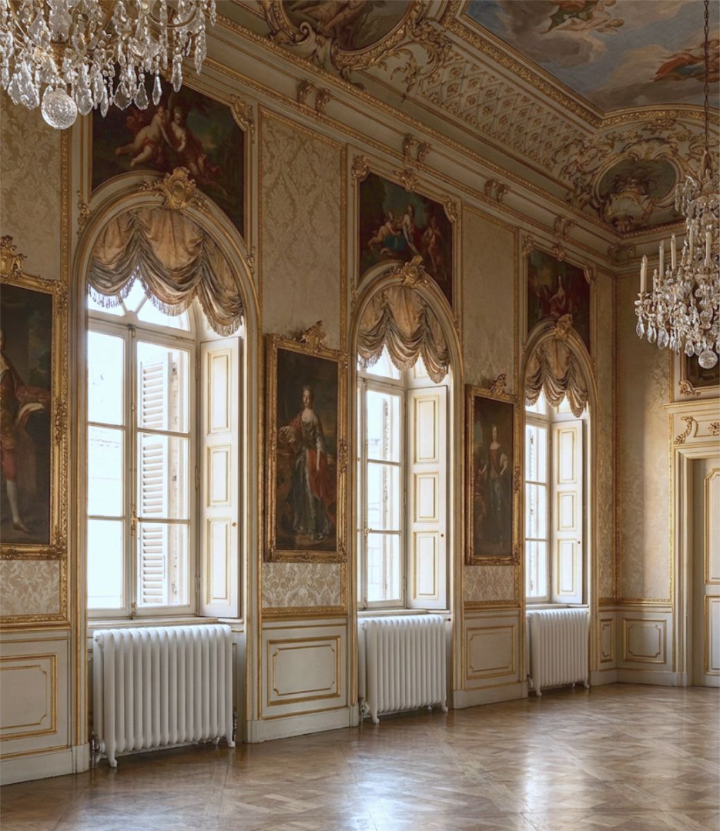 Gussheizkörper VENUS im Barockschloß