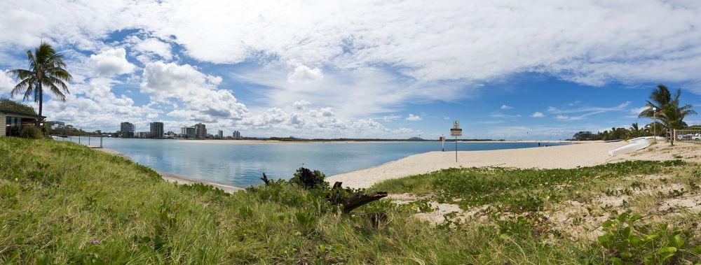 Panoramic View Of A Beach With Blue Sky — Superstretch300 Limousines In Maroochydore, QLD
