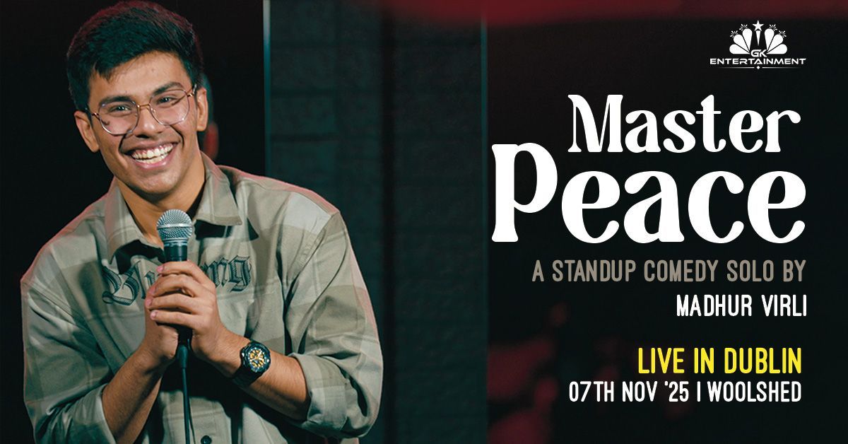 Madhur Virli stand-up comedy live in Dublin, presented by GK Entertainment