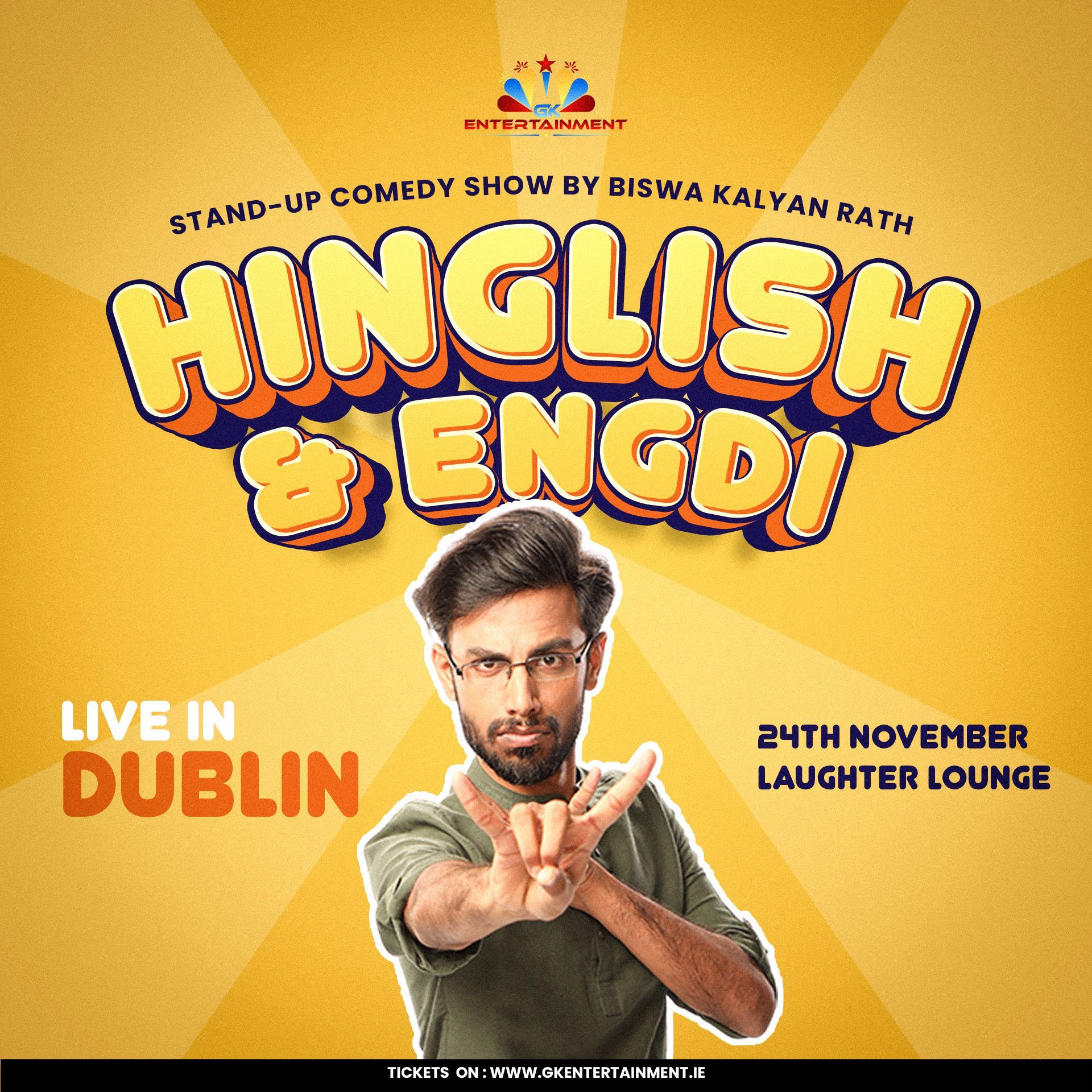 English and Engdi by Biswa Kalyan Rath | Live in Dublin | 24th November 2024